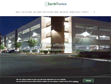 Tablet Screenshot of earthtronics.com